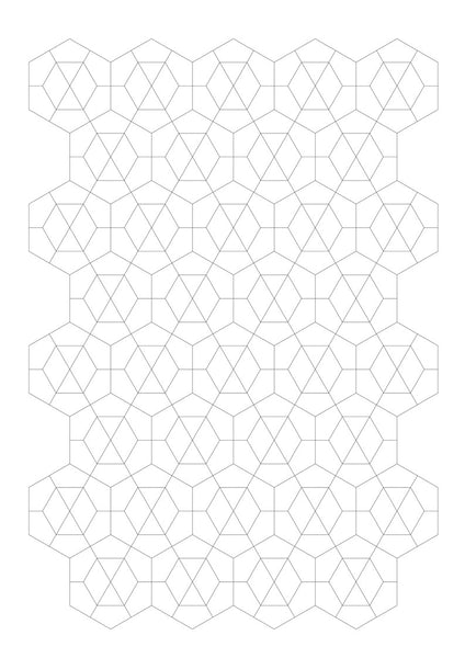QAYG Crown, Diamond & Triangle Design Sheet