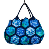 Quilt as you go Large Bag Fabric Pack - Blue Ocean (NO TEMPLATES)