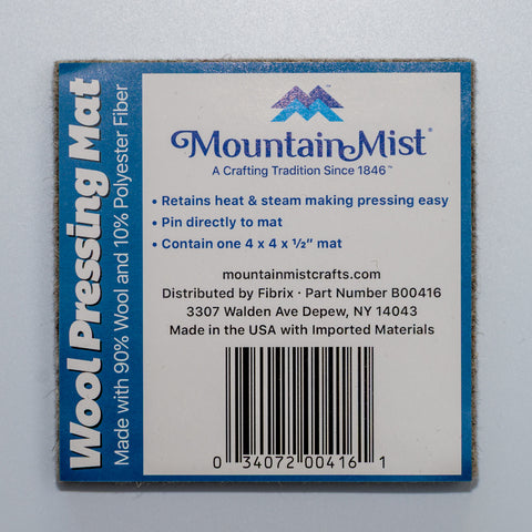 SSC- Wool mat 4" square