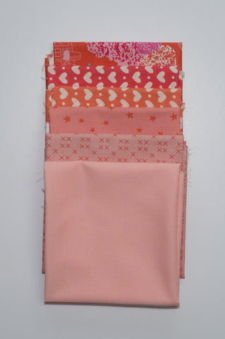 SSC- Fat 1/4 fabric bundle- Coral Blush