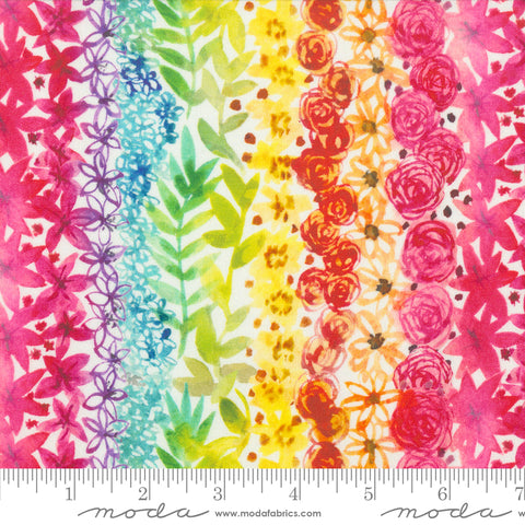 Flower Patches by Amarilys  Henderson - Rainbow