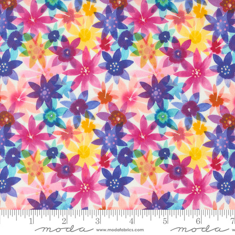 Flower Patches by Amarilys  Henderson - Rainbow