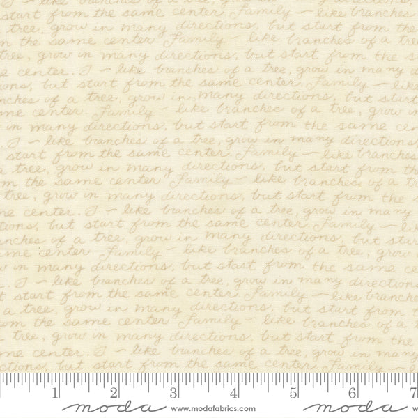 MODA -Family Tree by Deb Strain - Warm White Tonal