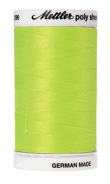 Mettler Poly Sheen 40 800m - Neon yellow / green