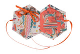 Hexagon Travel Sewing Wallet - Orange