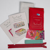 3" Square Tray bag - Kaffe - Red