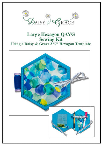 Large Hexagon Sewing Book Pattern