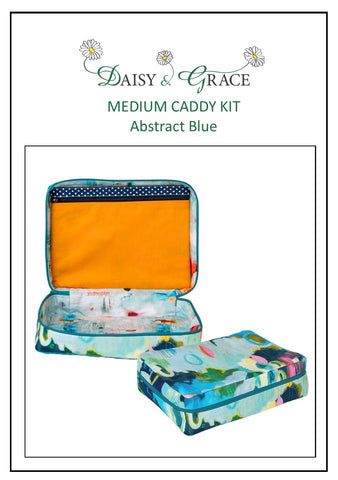 Medium Caddy Kit  - Abstract Blue