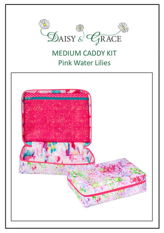 Medium Caddy Kit  - Pink Water Lillies