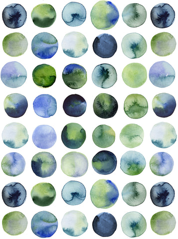 Gemstone Circles- Blue Green
