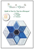 Daisy & Grace "Quilt As You Go" 1 3/4" Template Set-includes 6 templates and pattern