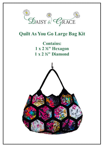 Quilt as you go Large Bag Kit - Moda Playground