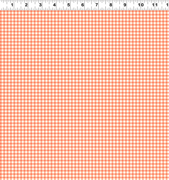 Susybee Basics- Orange Gingham