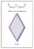 Daisy & Grace "Quilt As You Go" 1 3/4" Template Set-includes 6 templates and pattern