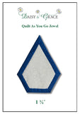 Daisy & Grace "Quilt As You Go" 1 3/4" Template Set-includes 6 templates and pattern