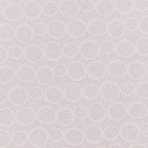 Moda Circle Print White on White